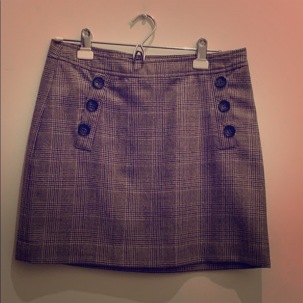 WORN ONCE Banana Republic Plaid Skirt